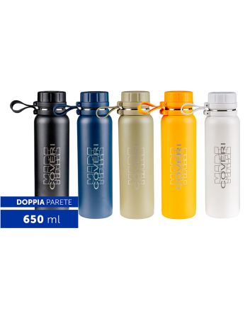BORRACCIA TERMICA 12/24 ORE 650ML 5ASS