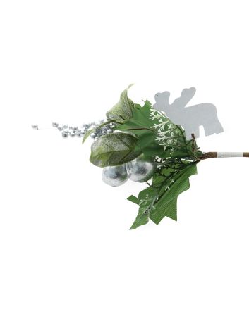 PICK BACCHE 23CM M.TY66-23101 ARGENTO