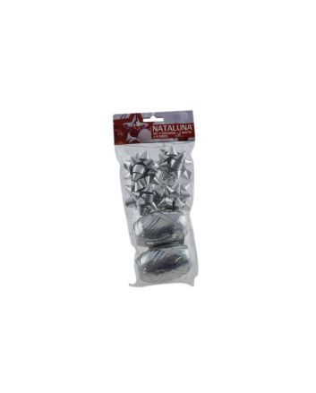 SET 4 COCCARDE+2NASTRINI+6CARD ARGENTO SL6-12