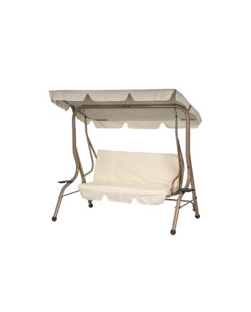 DONDOLO 3POSTI 182X112X155 C/CUSC. BEIGE