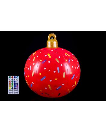 SFERA GONF.D80CM C/LED+TEL.CANDY