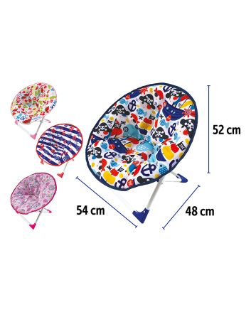 SEDIA MOON BIMBO 52X37X50.5CM 4ASS