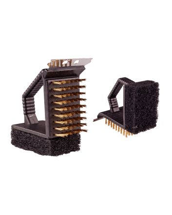 SPAZZOLA GRIGLIA BBQ METALLO 12X10X5,8CM