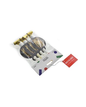 TROMBETTA L.MENELICHE 11CM 4PZ DEC.REGALI