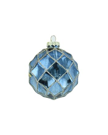 SFERA VETRO D.8CM M.4048 BLU SC