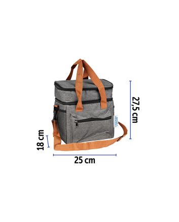 BORSA FRIGO 6MM 25X18X27.5CM MOD.514 GRIGIO