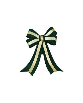 F/PORTA FIOCCO 45X75CM C/NASTRO VERDE/ORO