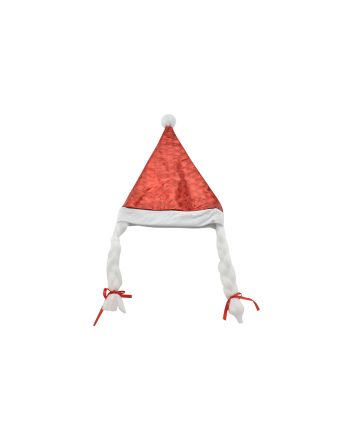 CAPPELLO B.NATALE RAGAZZA C/TRECCE MOD.2