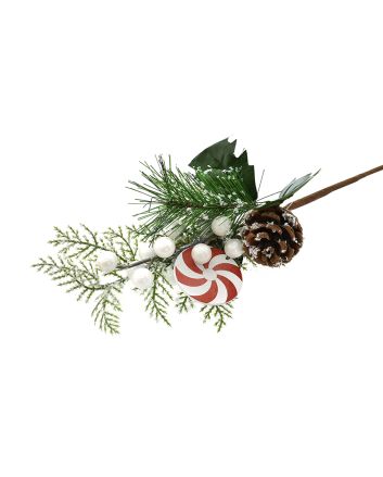 PICK BACCHE CANDY 35CM M.TY66-23089 BIANCO