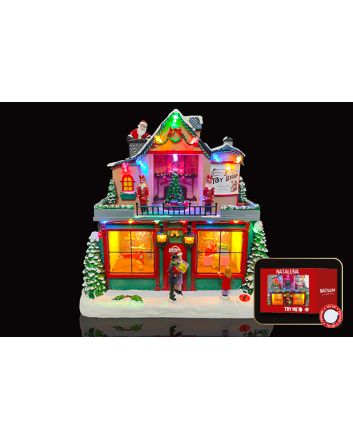 PAESAG.C/MUS+MOV BAT. 23,5X12,7X23,8CM TRYME