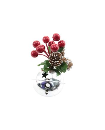 CAMPANELLA C/PIGNE M.19-739 ARGENTO