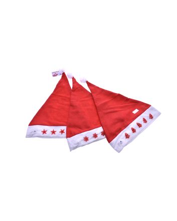 CAPPELLO B.NATALE RAGAZZO C/LED 3ASS