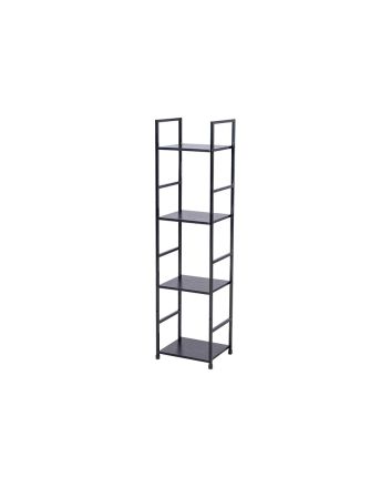 SCAFFALE MET/LEGNO 29.1X23.5X112CM NERO
