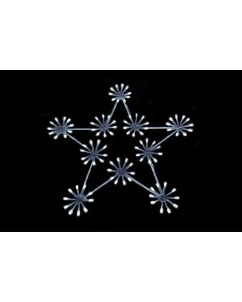 STELLA 40CM 100LED IP44 BIANCO