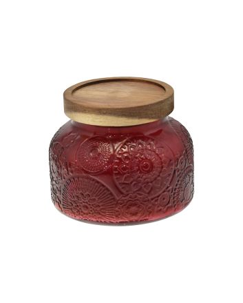 CANDELA PROF.RHUM IN VETRO 490G M.246 ROSSO