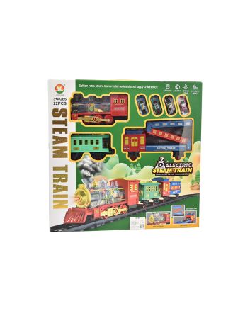 TRENINO CON FUMO E SUONO 10PZ M.477