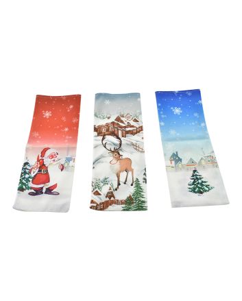 C/BOTTIGLIA STAMPATO NATAL.35X13CM M.1590 3AS