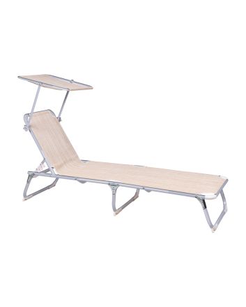 LETTINO PIEG. ALL. 189X60X28CM TXT 2X1 BEIGE