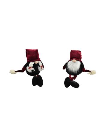 GNOMO UOMO E DONNA 18X11X45/72CM M.21702 2ASS