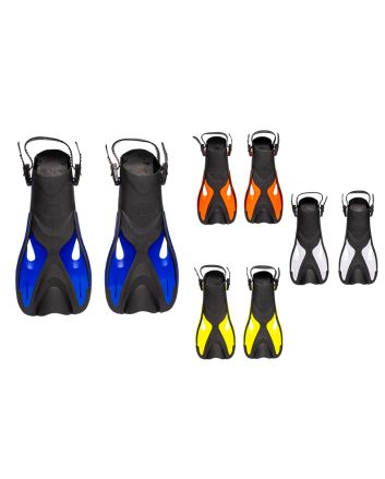 PINNE CORTE ADULTI F1701 2T.S/M+L/XL 4COLORI