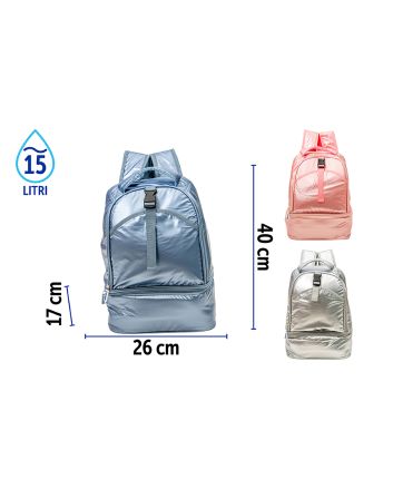 ZAINO FRIGO 7MM 15LT 600D 26X17X40 MET.3ASS