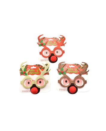 OCCHIALI C/CORNA RENNA 3ASS M.20161