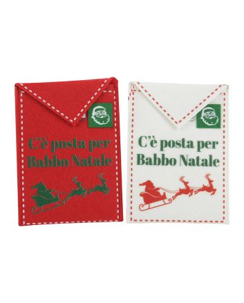 LETTERA BABBO NAT 2ASS 13X17.5CM  2ASS SLITTA