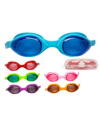 OCCHIALINI NUOTO ANTI-FOG M.6100 6ASS