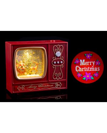 PROIET.LED C/ACQUA BATT.18X6,5X15 M.XMASS