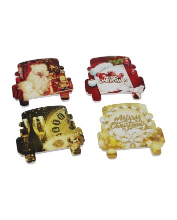 S/BICCHIERE AUTO CERAM. 10,8 X 10,8CM 4ASS 1