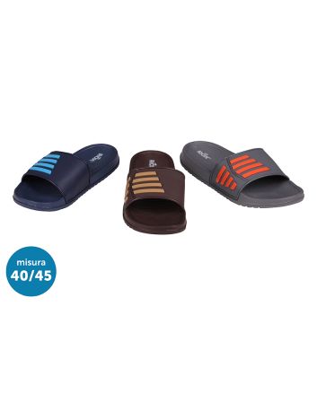 CIABATTA UOMO 40-45 M.120 3COL. ASS