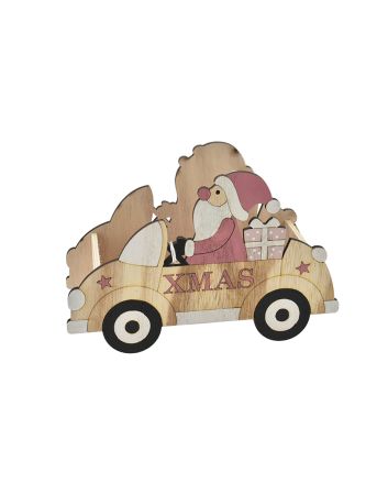 DEC.MACCHINA LEGNO 18X8X12CM M.07-29