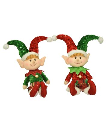 APP.ELFO BOY&GIRL 38CM M.012 ROSSO/VERDE