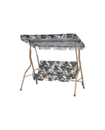 DONDOLO 3POSTI 172X112X152 C/CUSC. FOGLIE B