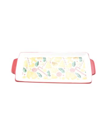 VASSOIO CERAMICA 31X14.8X2CM D.ALBERO