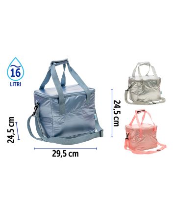 BORSA FRIGO 7MM 16LT 29.5X24.5X24.5 MET.3ASS