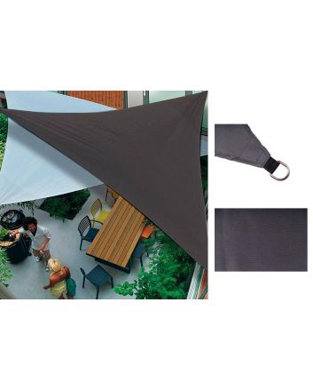 VELA PARASOLE 5X5X5M 160G GRIGIO PL