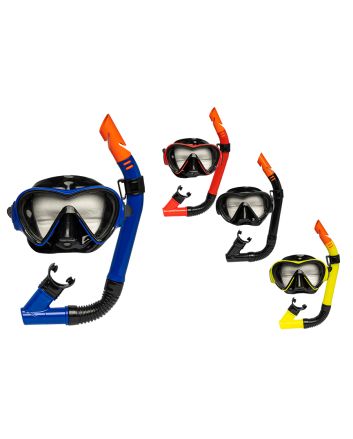 SET MASCHERA+BOCCAGLIO 4 COLORI ASS. M.17