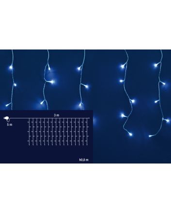 TENDA 96LED LUCE BIANC C/FLASH 24V.3MTX0.80CM