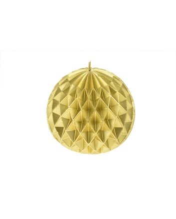 CANDELA SFERA 10,9X10,4CM M.555 ORO
