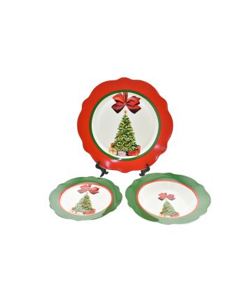 SERVIZIO PIATTI 18PZ BONECHINA DEC.E