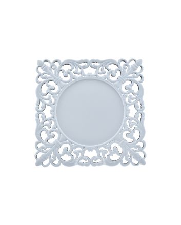 SOTTOPIATTO DECORATO 30X30CM M.1878 BIANCO
