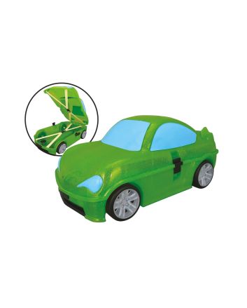 TROLLEY AUTO BIMBO 27X21X49CM VERDE