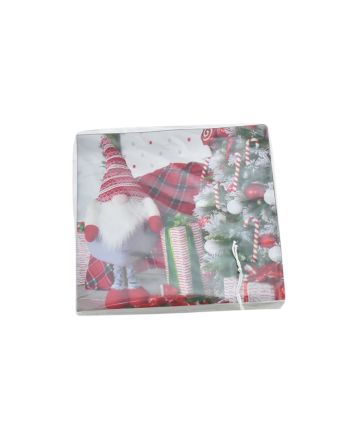 SET 20 TOVAGLIOLI 33X33CM M/USO DEC.GNOMO