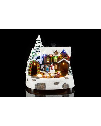 CASA NAT. C/LUCI E MOV. M.3028 BAT.3AA