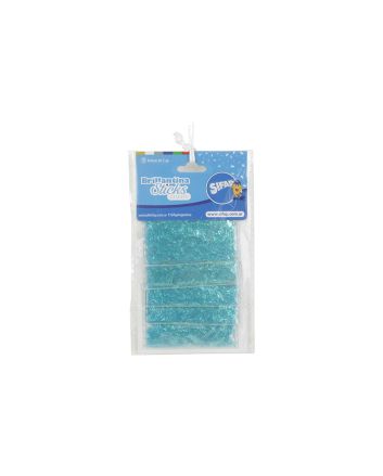 SET 5PZ FASCIA GLITTERATA 2G M.P3L AZZURRO