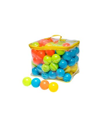 PALLINE COLORATE ASS 6.5CM 100PZ IN PVC BAG