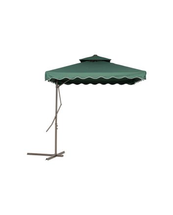 OMBR.PALO LAT. 2.2X2.2 H.REG. 160G POLY VERDE