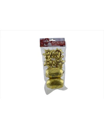 SET 4 COCCARDE+2 NASTRINI+6CARDS ORO SL6-06