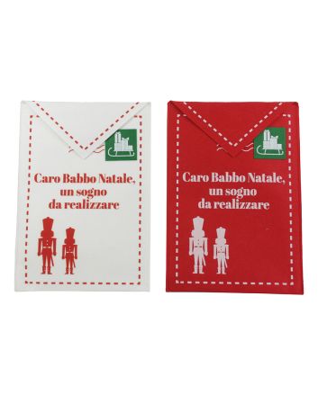 LETTERA BABBO NAT 2ASS 29X42CM 2ASS SOLDATINO